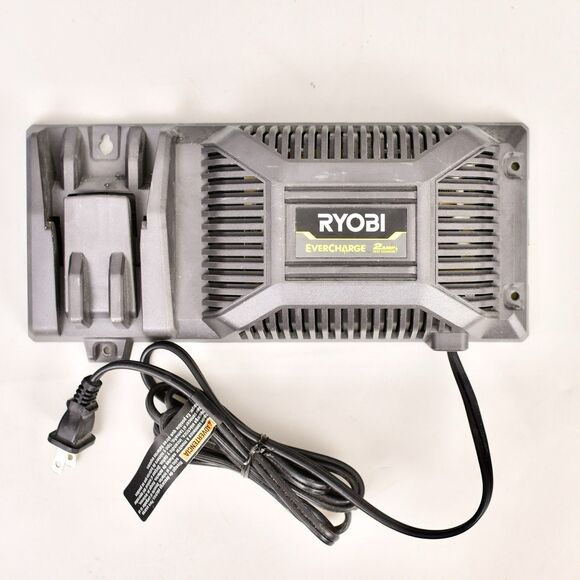 TESTED RYOBI P187 EVERCHARGE WALL MOUNT BATTERY CHARGER, FOR RYOBI STICK VACS - Picture 1 of 3